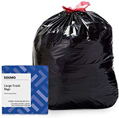 Пластикпласе мешки для мусора 55-60 галлонов 1,2 вкладыша мусорного ящика Мил ясных сверхмощных 38 кс 58 100Кунт