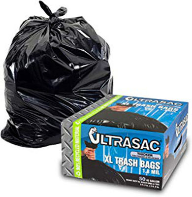 Ясный галлон 100 мешков для мусора 33 считает большую ясную пластмассу повторно используя сумки отброса 33 кс 39 ясные