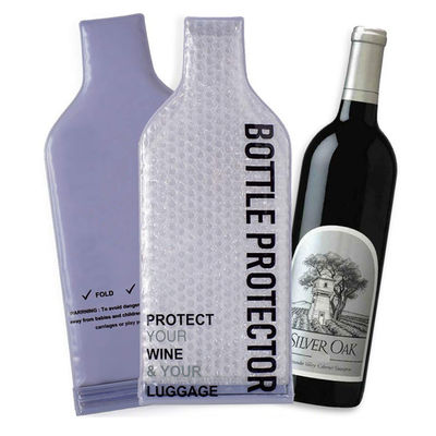 Сумки вина обруча пузыря ПВК доказательства утечки пластиковые, многоразовый протектор бутылки вина