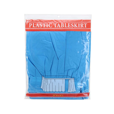 Ровные поверхностные устранимые пластиковые юбки таблицы для поставляя еду украшения таблицы