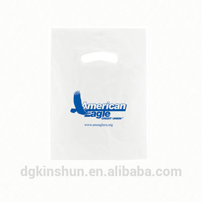 Логотип пластиковой многоразовой хозяйственной сумки ЛДПЭ/ХДПЭ изготовленный на заказ для гастронома/бутика
