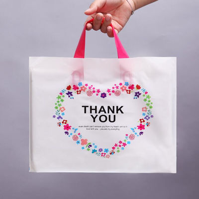 Розничная хозяйственная сумка для подгонянных детей печатает устранимую пластиковую сумку подарка с ручкой легкой для того чтобы снести