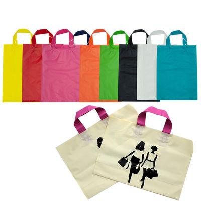 Красочные изготовленные на заказ пластиковые хозяйственные сумки, многоразовые продуктовые сумки с ручками