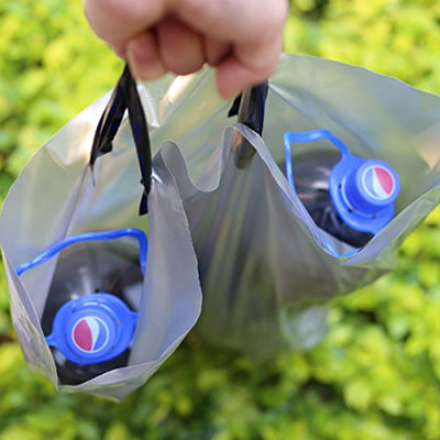 Хозяйственные сумки репеллента воды Биодеградабле пластиковые с ручками