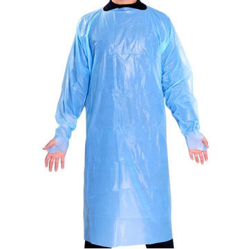 Мантия устранимого карантина защитная - костюм мантии полной изоляции тела голубой (пакет 20)