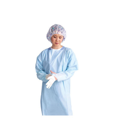 Используемая больницей мантия CPE мантии изоляции ткани устранимая с длинными рукавами