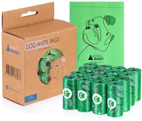 100 Биодеградабле сумок кормы собаки, Биодеградабле сумки отхода сора кота