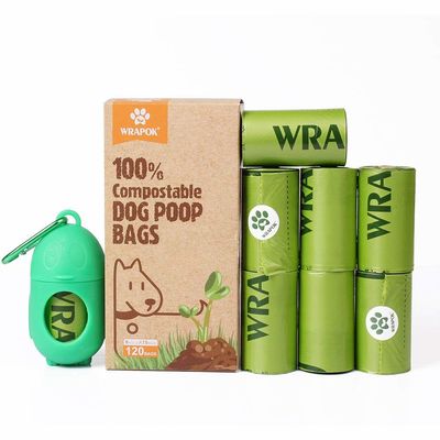 Рефилл Ролльс сумок отхода собаки 100% Биодеградабле с поддержкой изготовления на заказ распределителя