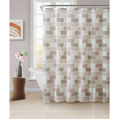 Bacteria Resistant PEVA Stylish Waterproof Shower Curtain For Personal Apartment