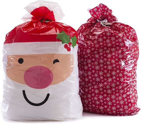 Ресиклабле красочные пластиковые сумки обруча подарка, слон сумка подарка рождества