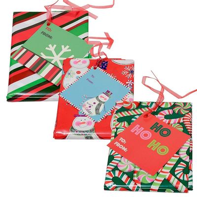 Красочные пластиковые сумки обруча подарка для рождественской вечеринки