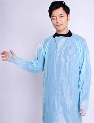 Анти- рисбермы защитной одежды вируса, устранимые пластиковые рисбермы с рукавами