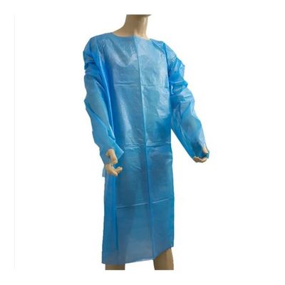 Рисбермы пальто CPE 10 пакетов голубые 45&quot; x 75&quot;. Устранимый полиэтилен. Unisex Жидкост-защитный Workwear.